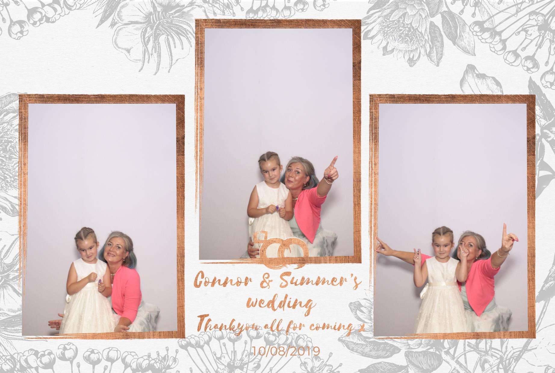 Connor and Summer’s Wedding | View more photos from the event at gallery.myphotoboothexperience.co.uk/u/MyPhotoBoothExperienceLtd/Connor-and-Summer’s-Wedding